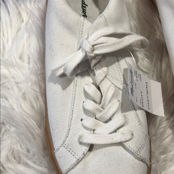 NWT Madewell Sidewalk Canvas Low Top Sneakers - Picture 7 of 10